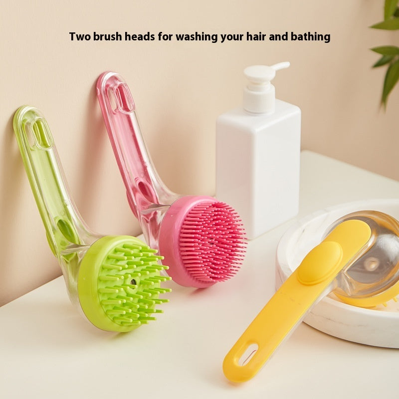 Dogs Cats Pets Brush Pet Bath Brush Cleaning Brushes Long Handle Shower Brush Pet Supplies Cat Dog Pet Grooming Comb For Pet Products